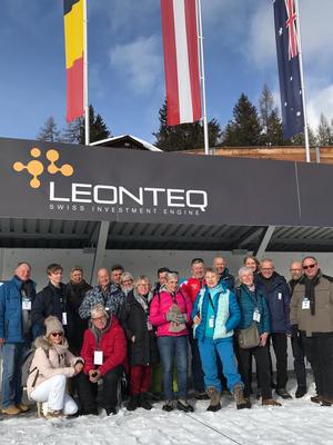 Teilnehmerinnen und Teilnehmer vom Panathlonclub Luzern am Besuch des IBU-Cup auf Lenzerheide.